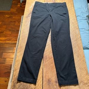 Vince black coin pocket chino trousers, Size 6.